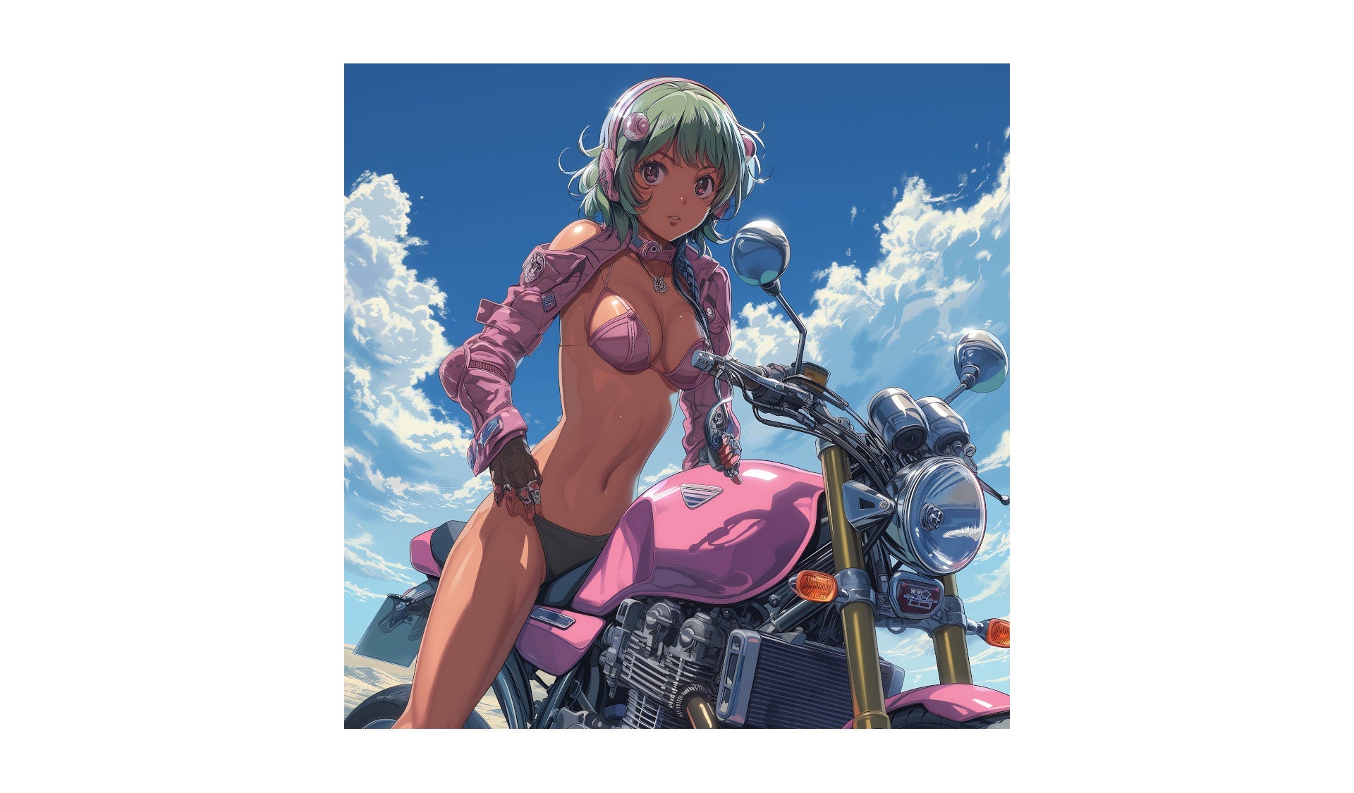 Motorrad-Art, Blog über den Fotostil Manga
