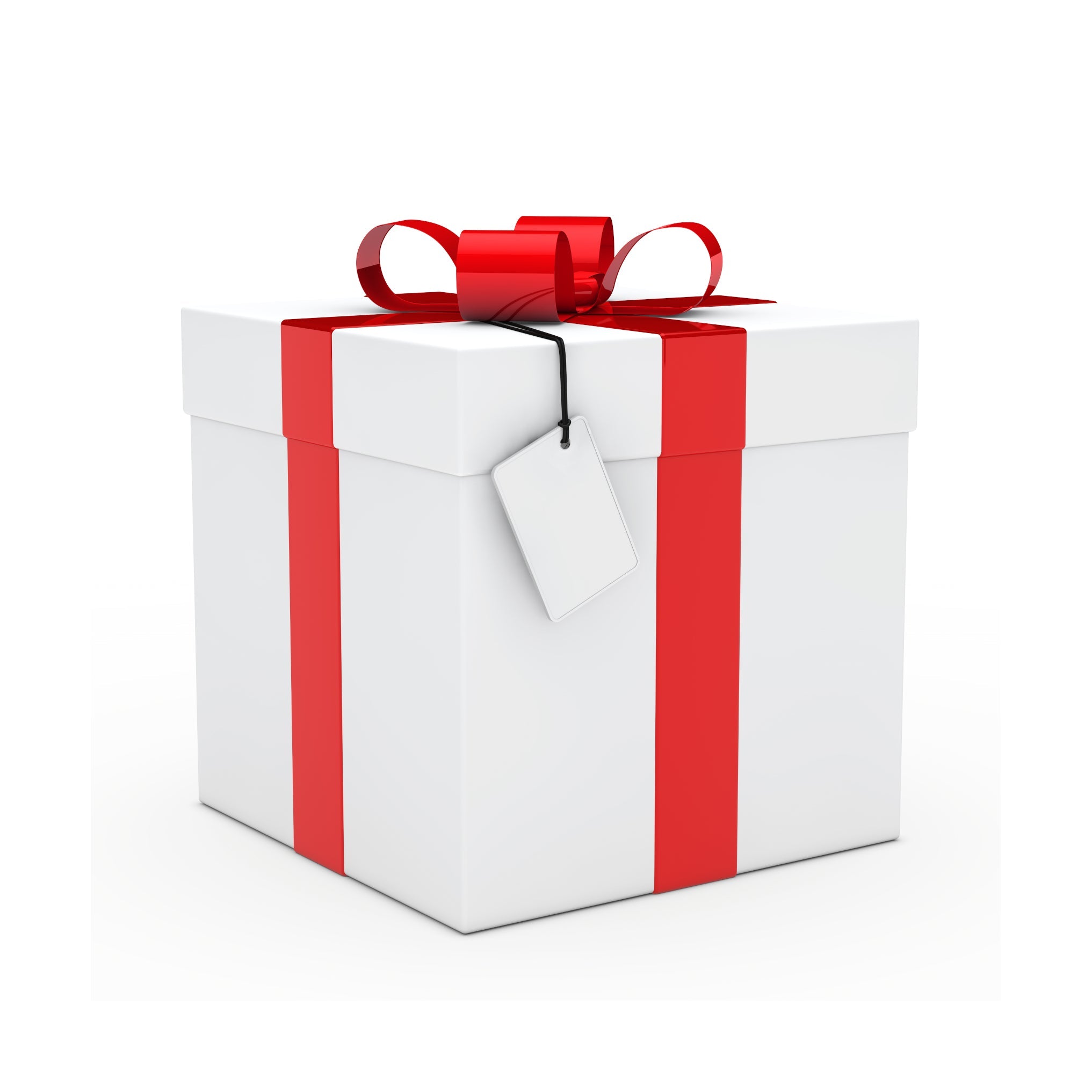 Geschenkebox mit roter Schleife, Geschenke für Babys und Kleinkinder