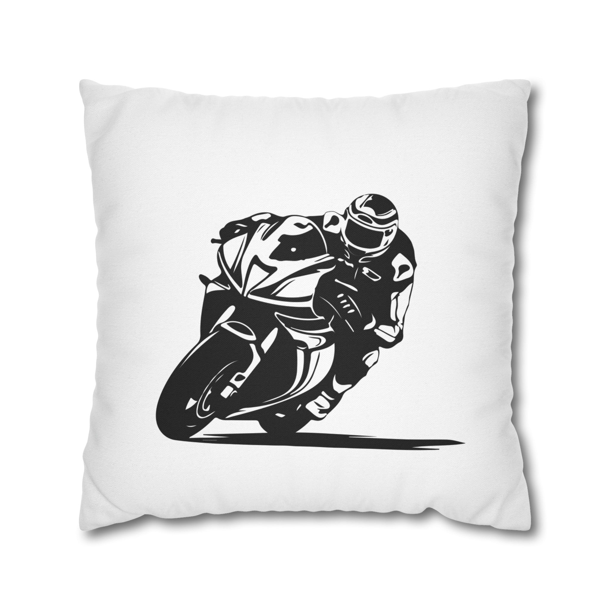 Kissenbezug Sofakissen Motorradmotiv, Motorradfahrer, lustig, Motorradbild